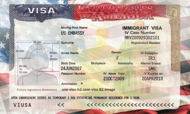 američka viza B2